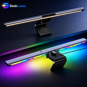 DeskLuma RGB LED Monitor Light Bar – Dual-Sided Screen Lamp with Backlight Color